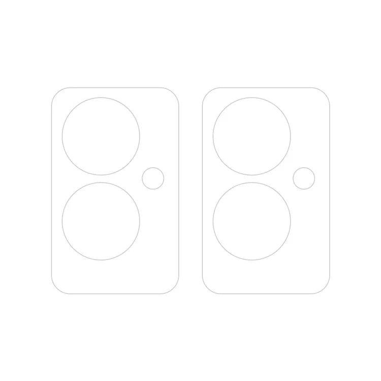 ENKAY HAT PRINCE 2Pcs for Oppo Reno11 F 5G / F25 Pro 5G Clear Camera Lens Film High Aluminum-Silicon Glass Protector