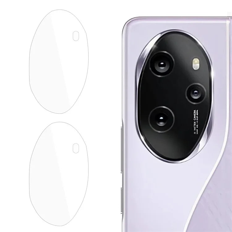 ENKAY HAT PRINCE 2Pcs for Honor 100 Pro 5G Camera Lens Protector Case Friendly High Aluminum-Silicon Glass Lens Film