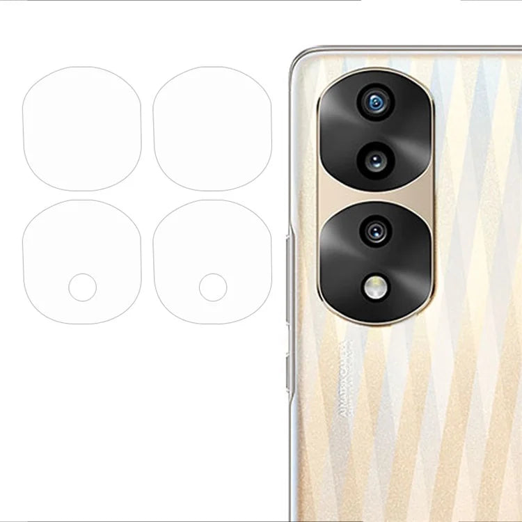 ENKAY HAT PRINCE 2Pcs for Honor 70 Pro 5G Camera Lens Protector Anti-Shatter High Aluminum-Silicon Glass Back Lens Film