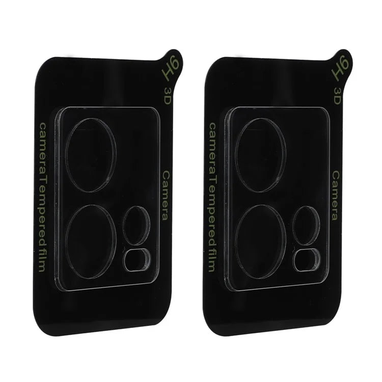 ENKAY HAT PRINCE 2Pcs for Motorola Moto S30 Pro 5G / Edge 30 Fusion 5G Camera Lens Protector 0.2mm High Aluminum-Silicon Glass Lens Film
