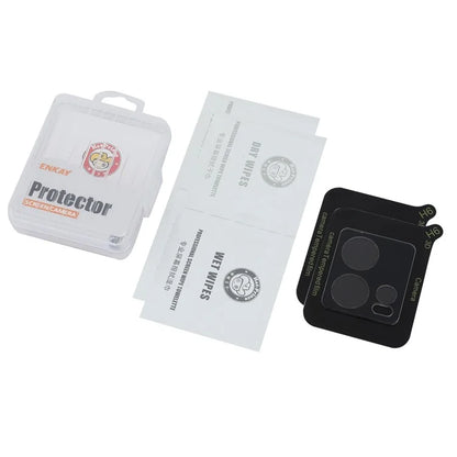 ENKAY HAT PRINCE 2Pcs for Motorola Moto S30 Pro 5G / Edge 30 Fusion 5G Camera Lens Protector 0.2mm High Aluminum-Silicon Glass Lens Film