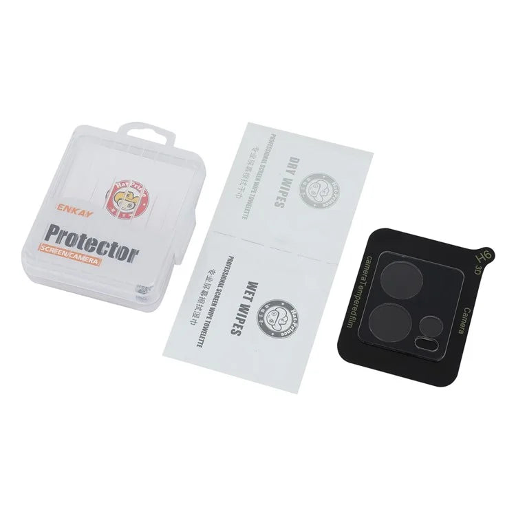 ENKAY HAT PRINCE For Motorola Moto S30 Pro 5G / Edge 30 Fusion 5G Camera Lens Cover High Aluminum-Silicon Glass Clear Rear Lens Protector