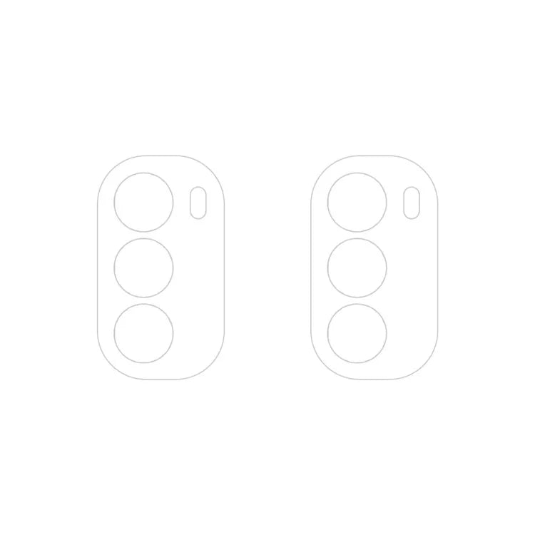 ENKAY HAT PRINCE 2Pcs for Motorola Moto G82 5G Camera Lens Protector Full Glue High Aluminum-Silicon Glass Lens Film