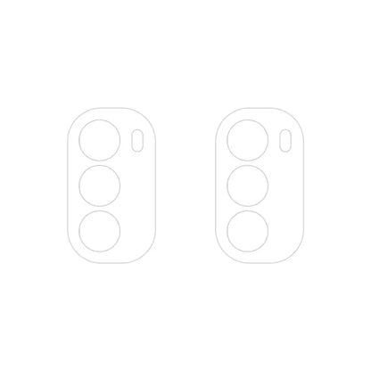 ENKAY HAT PRINCE 2Pcs for Motorola Moto G82 5G Camera Lens Protector Full Glue High Aluminum-Silicon Glass Lens Film