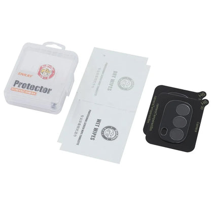 ENKAY HAT PRINCE 2Pcs for Motorola Moto G82 5G Camera Lens Protector Full Glue High Aluminum-Silicon Glass Lens Film