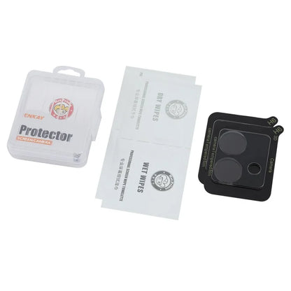 ENKAY HAT PRINCE 2Pcs for Motorola Edge 40 Neo 5G Anti-Fingerprint 0.2mm Camera Rear Lens Film