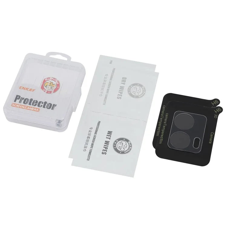 ENKAY HAT PRINCE 2Pcs for Motorola Moto G 5G (2023) / Moto G53 5G Camera Lens Film HD Clear 9H Hardness Lens Protector