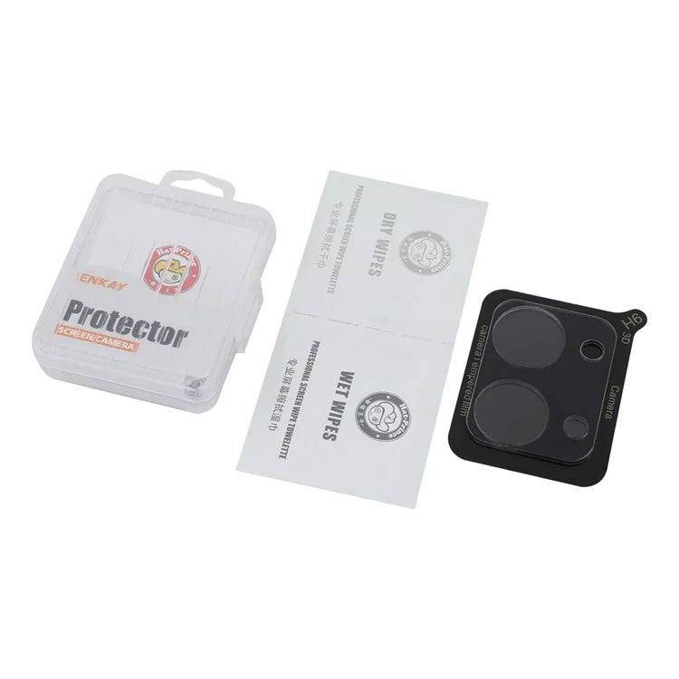 ENKAY HAT PRINCE For Honor Play7T 5G Back Camera Lens Protector High Aluminum-Silicon Glass No Bubbles Lens Film