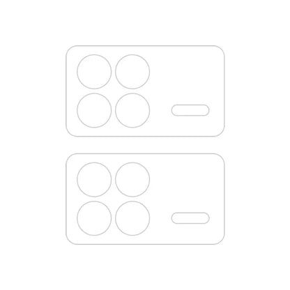 ENKAY HAT PRINCE 2Pcs for Xiaomi Mix Fold 3 5G Camera Lens Protector 0.2mm 9H Rear Camera Lens High Aluminum-Silicon Glass Film