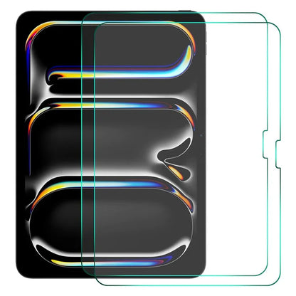 ENKAY HAT PRINCE 2Pcs For iPad Pro 13 (2024) / Air 13 (2024) Screen Protector Shatterproof 2.5D High Aluminium-Silicon Glass Film