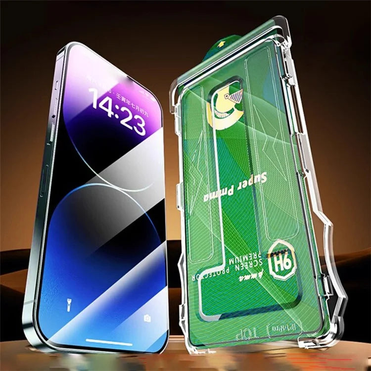 For iPhone 12 / 12 Pro Screen Protector Soft PET Matte Film with Easy Installation Tool