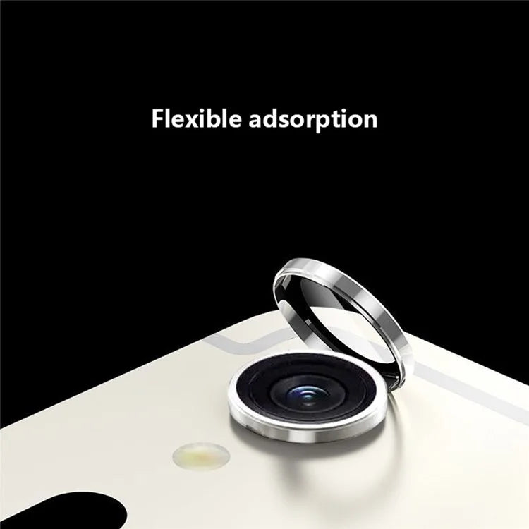 For Samsung Galaxy Tab S9 Camera Lens Protector Metal Frame Tempered Glass Clear Lens Film, Colorful