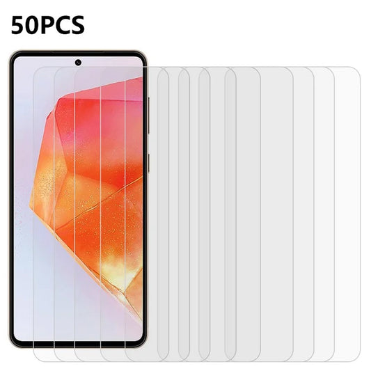 50PCS For Samsung Galaxy M55 5G / C55 5G / F55 5G Screen Protector 2.5D Anti Scratch Tempered Glass Film Wholesale Market