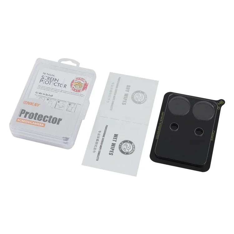 ENKAY HAT PRINCE For Xiaomi Redmi Note 13 Pro 4G / Poco M6 Pro 4G Camera Lens Protector 0.2mm 9H Rear Lens Film