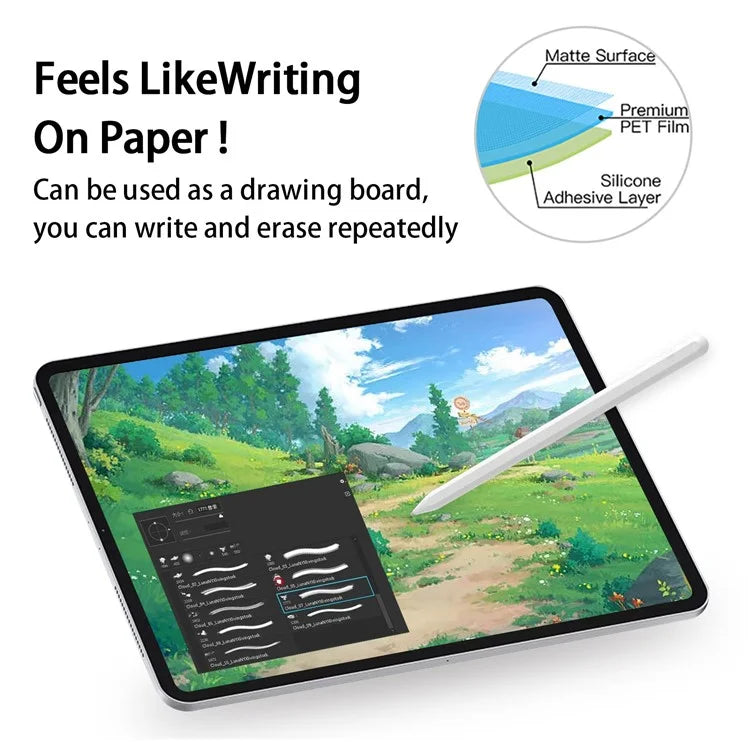 For iPad Pro 11 (2024)  Paperlike Screen Protector Sensitive Touch PET Tablet Screen Film