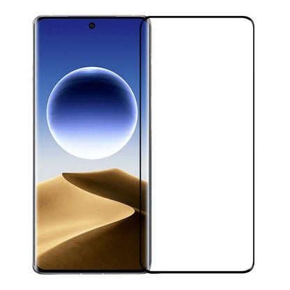 PINWUYO For Oppo Find X7 Ultra Screen Protector 3D Hot Bending Fingerprint-Free Tempered Glass Film