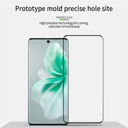 PINWUYO For vivo S18 5G / S18 Pro 5G Screen Protector HD Clear Tempered Glass Film Full Glue 3D Hot Bending