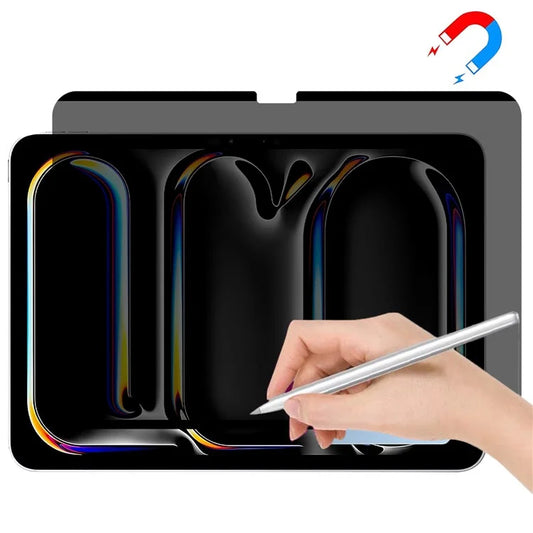 For iPad Pro 11 (2024) Anti-Spy Screen Protector Detachable Magnetic Matte PET Film