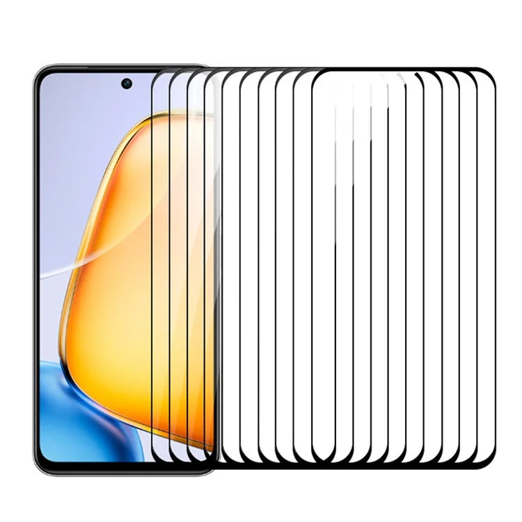 RURIHAI 10Pcs For vivo Y200t 5G Screen Protector High Aluminum-Silicon Glass Full Glue Film