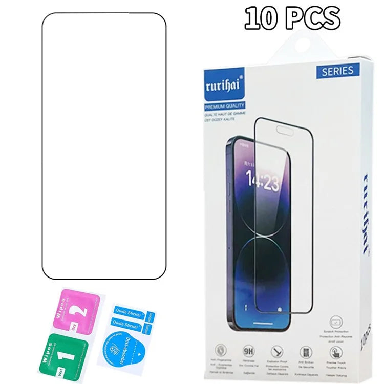 RURIHAI 10Pcs For vivo X100s 5G High Aluminum-Silicon Glass Screen Protector Bubble Free Screen Film