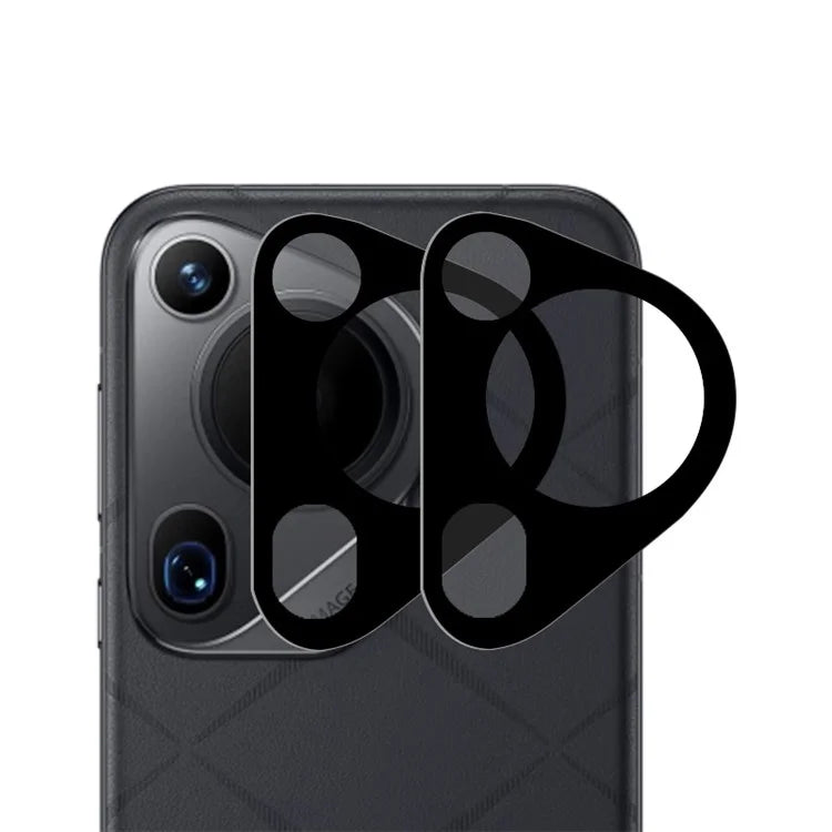 RURIHAI 2Pcs For Huawei Pura 70 Ultra Camera Lens Protector Silk Screen Black Ultra Clear Lens Film