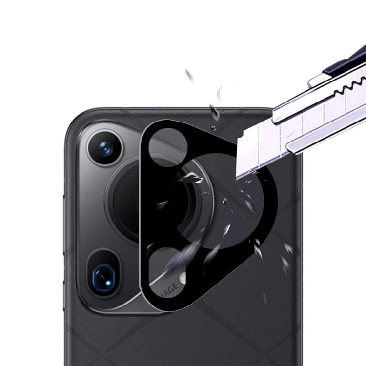 RURIHAI 2Pcs For Huawei Pura 70 Ultra Camera Lens Protector Silk Screen Black Ultra Clear Lens Film