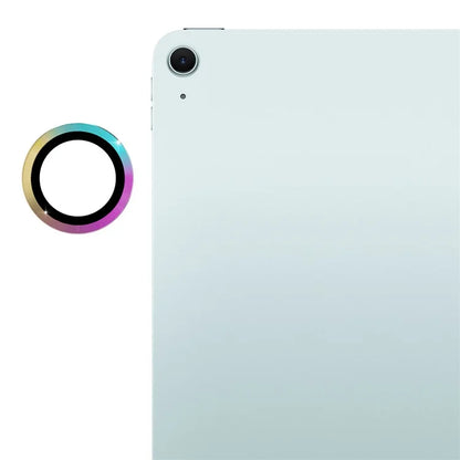ENKAY HAT PRINCE For iPad Air 11 (2024) / Air 13 (2024) Camera Lens Protector Metal Ring Tempered Glass Lens Film