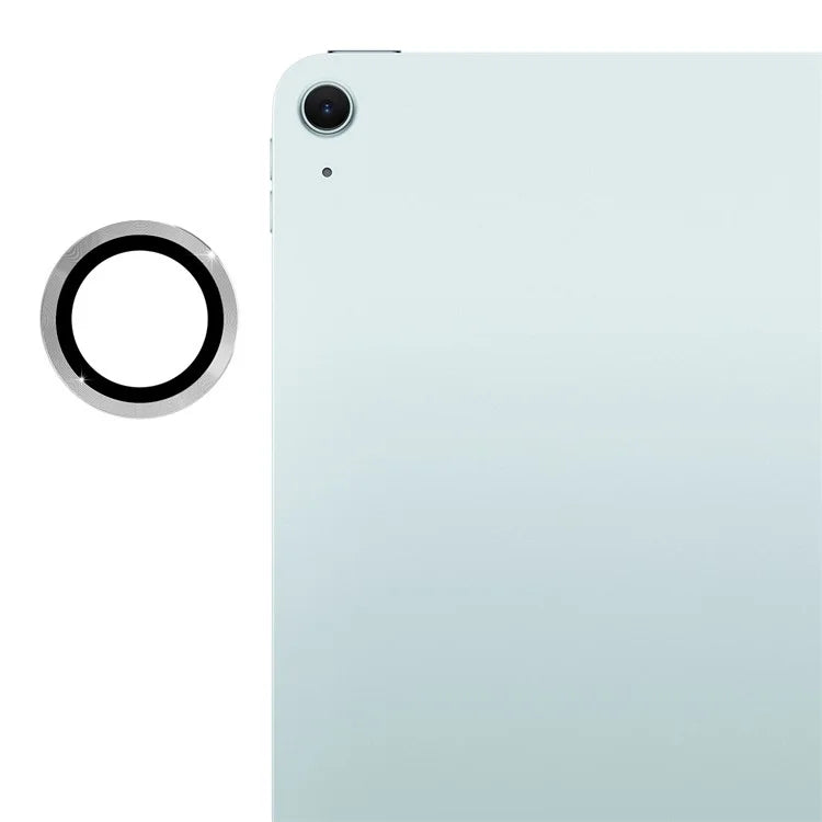ENKAY HAT PRINCE For iPad Air 11 (2024) / Air 13 (2024) Camera Lens Protector Metal Ring Tempered Glass Lens Film