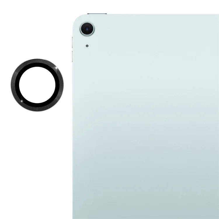 ENKAY HAT PRINCE For iPad Air 11 (2024) / Air 13 (2024) Camera Lens Protector Metal Ring Tempered Glass Lens Film