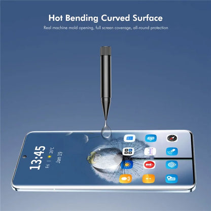 ENKAY HAT PRINCE For vivo X100 5G / X100 Pro 5G Curved Screen Protector Full Glue UV Ultra Clear Film