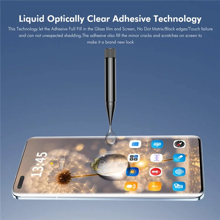 ENKAY HAT PRINCE 2Pcs For Huawei nova 11 Pro / nova 11 Ultra Screen Protector Curved Edges UV Sensitive Touch Film