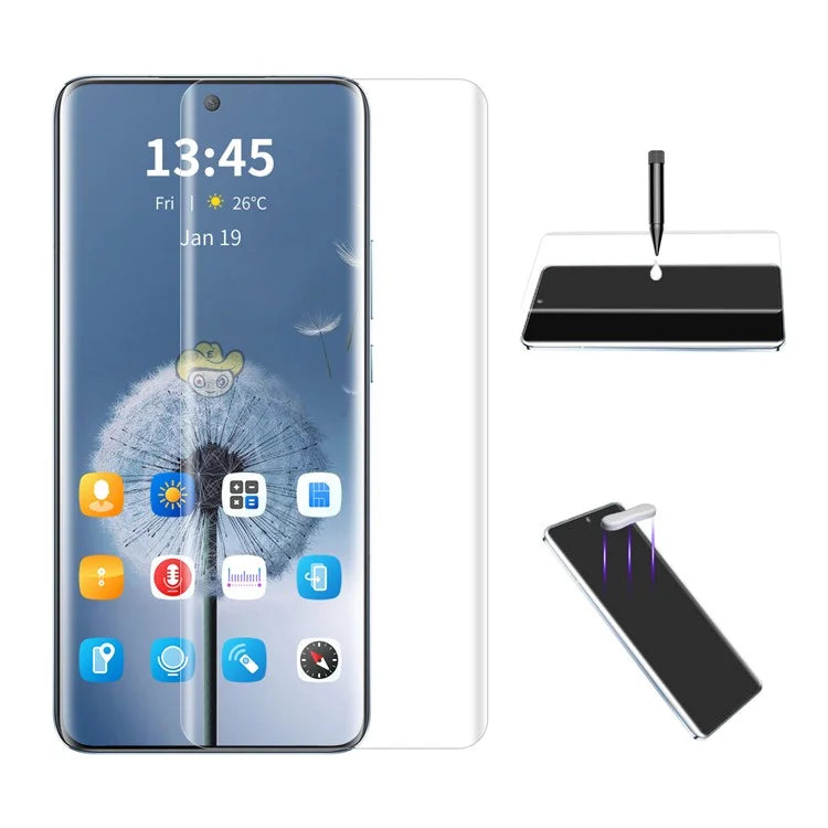 ENKAY HAT PRINCE For Honor Magic5 Screen Protector Sensitive Touch UV Liquid Curved Clear Film