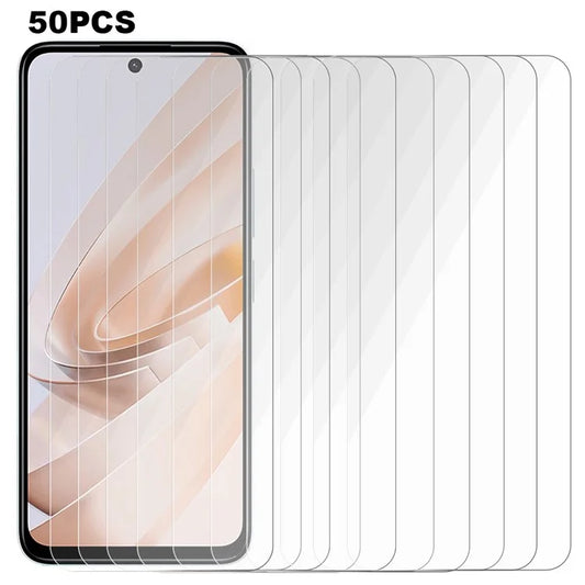 50PCS For Xiaomi Redmi Note 13R 5G Tempered Glass Film Anti-Explosion Screen Protector