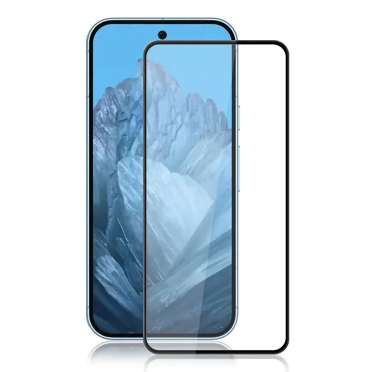 AMORUS For Google Pixel 9 Pro XL Screen Protector Silk Printing Full Glue Tempered Glass Film