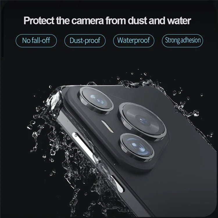 NILLKIN 1 Set For Huawei Pura 70 Camera Lens Protector Aluminum Alloy Tempered Glass Individual Lens Film