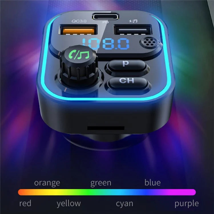 WEKOME WP-C52 Bluetooth MP3 PD 20W Fast Charging Car Charger