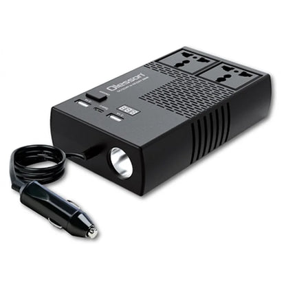 1664 Car Charger Cigarette Lighter Car Inverter 12V to 220V Car High-Power 200W Power Socket