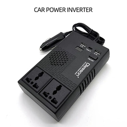 1664 Car Charger Cigarette Lighter Car Inverter 12V to 220V Car High-Power 200W Power Socket
