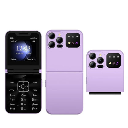 SERVO A50 Pro Dual SIM Flip 2G Bar Phone for Seniors