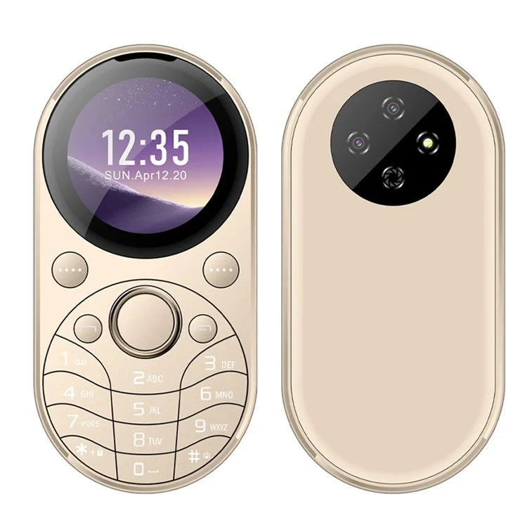 SERVO i15 Mini Dual SIM Miniature Circular 2G Feature Phone