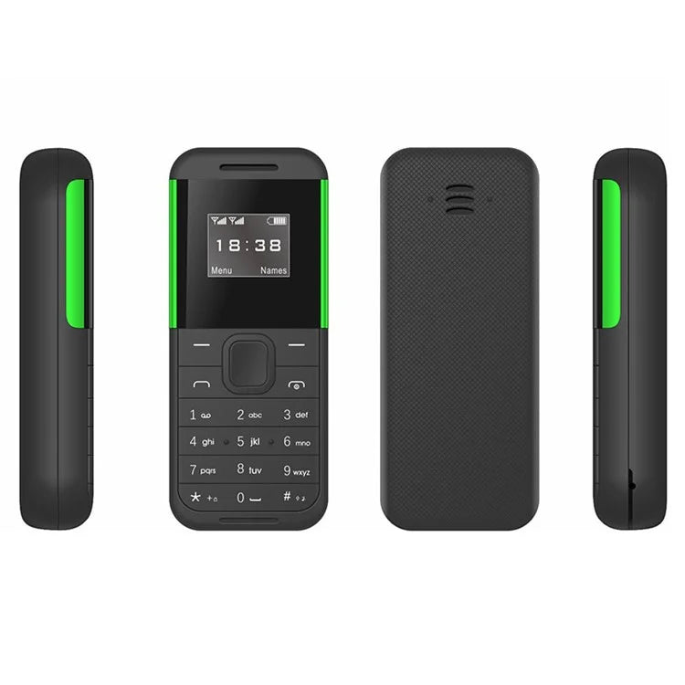 BM222 0.66-Inch Mini Dual SIM Standby Phone Portable Bar Phone