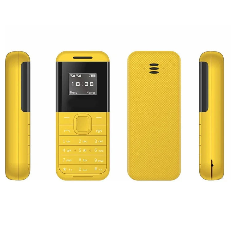 BM222 0.66-Inch Mini Dual SIM Standby Phone Portable Bar Phone
