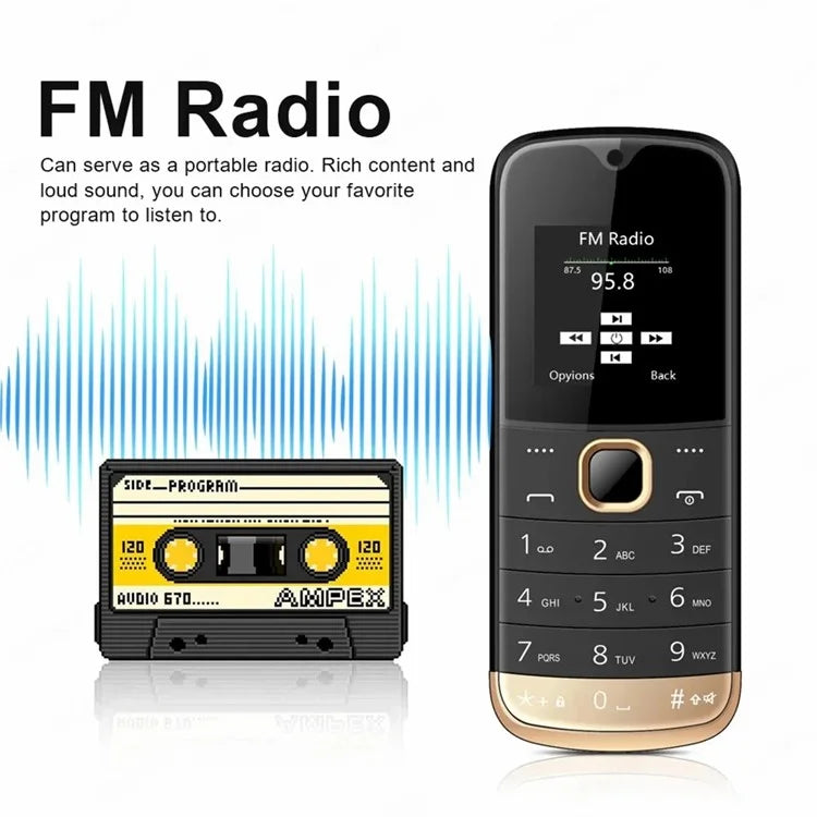 BM555 1.54-Inch Mini Dual SIM Standby Bar Phone