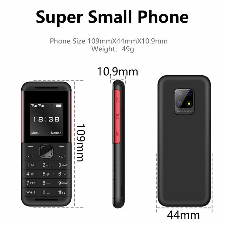 BM888 1.54-Inch 2G Mini Phone Dual SIM Standby Cellphone