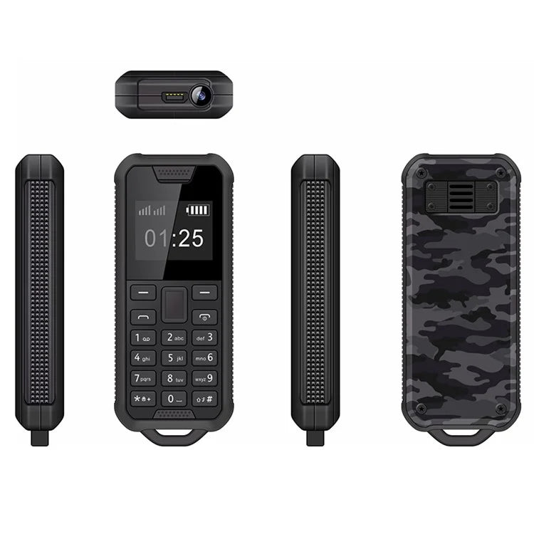 BM800 2G Cell Phone 1.0-inch Dual-SIM Mini Bar Phone with 0.08MP Rear Camera