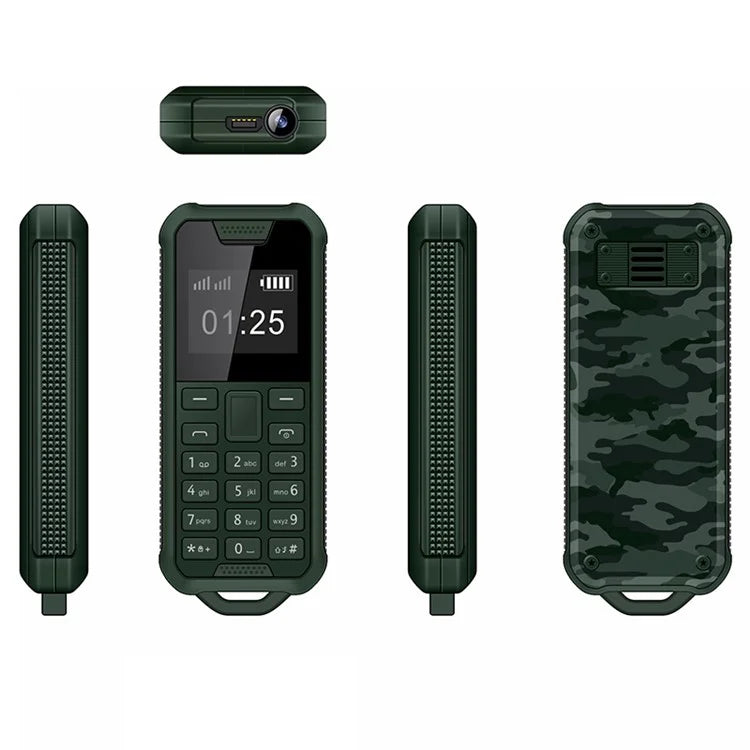 BM800 2G Cell Phone 1.0-inch Dual-SIM Mini Bar Phone with 0.08MP Rear Camera