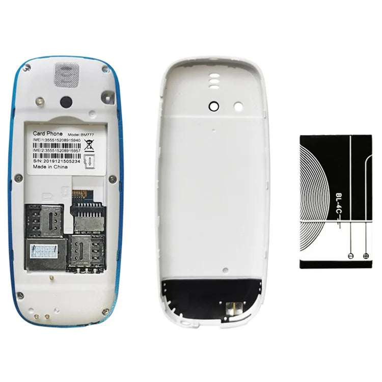 BM777 1.33-Inch Mini Dual SIM Standby Bar Phone