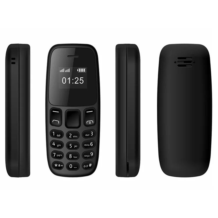 BM105 0.66-Inch Dual SIM Standby Bar Phone 2G Slim Mini Cell Phone