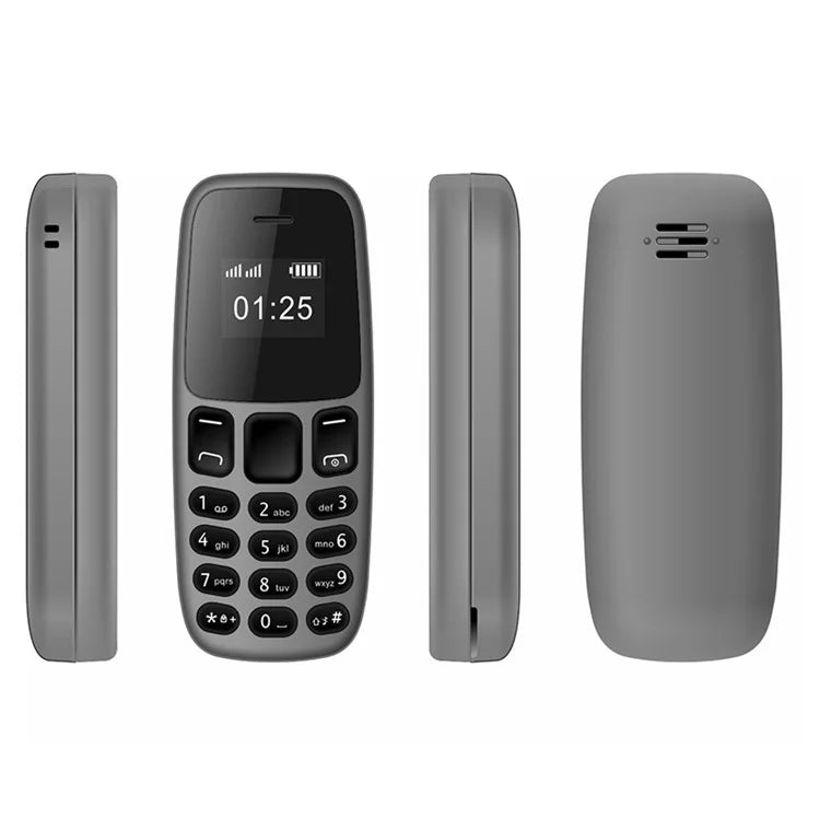 BM105 0.66-Inch Dual SIM Standby Bar Phone 2G Slim Mini Cell Phone