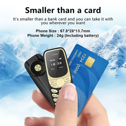 BM35 2G 0.66-Inch Mini Dual SIM Standby Slim Cell Phone